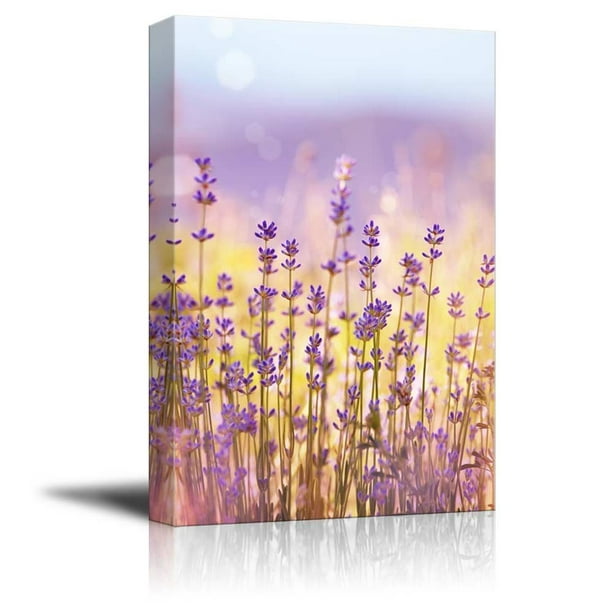 D Lavender Flower Blooming Scented Art Print Home Decor Wall Art Poster